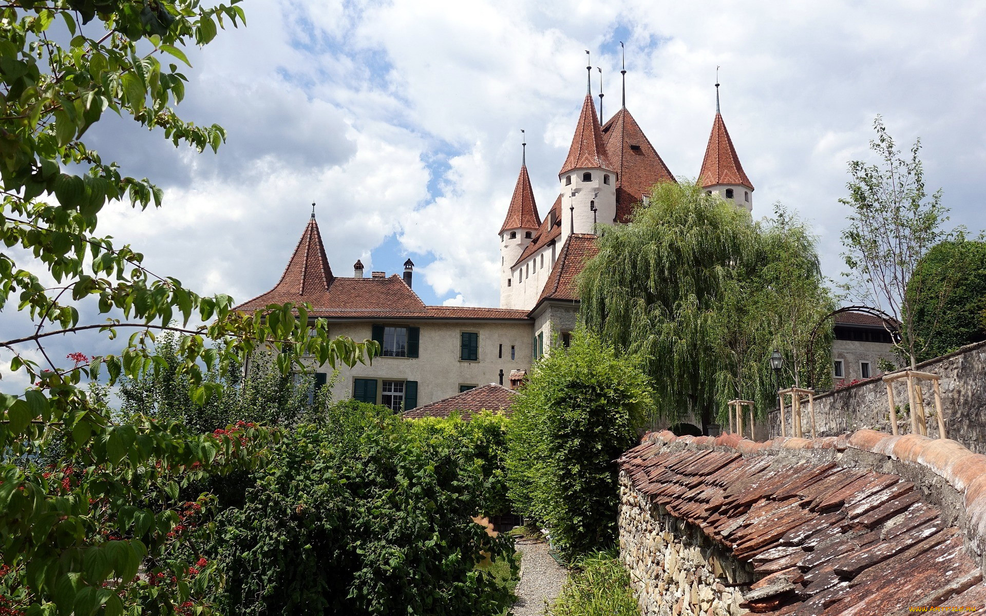 thun castle, ,  , thun, castle